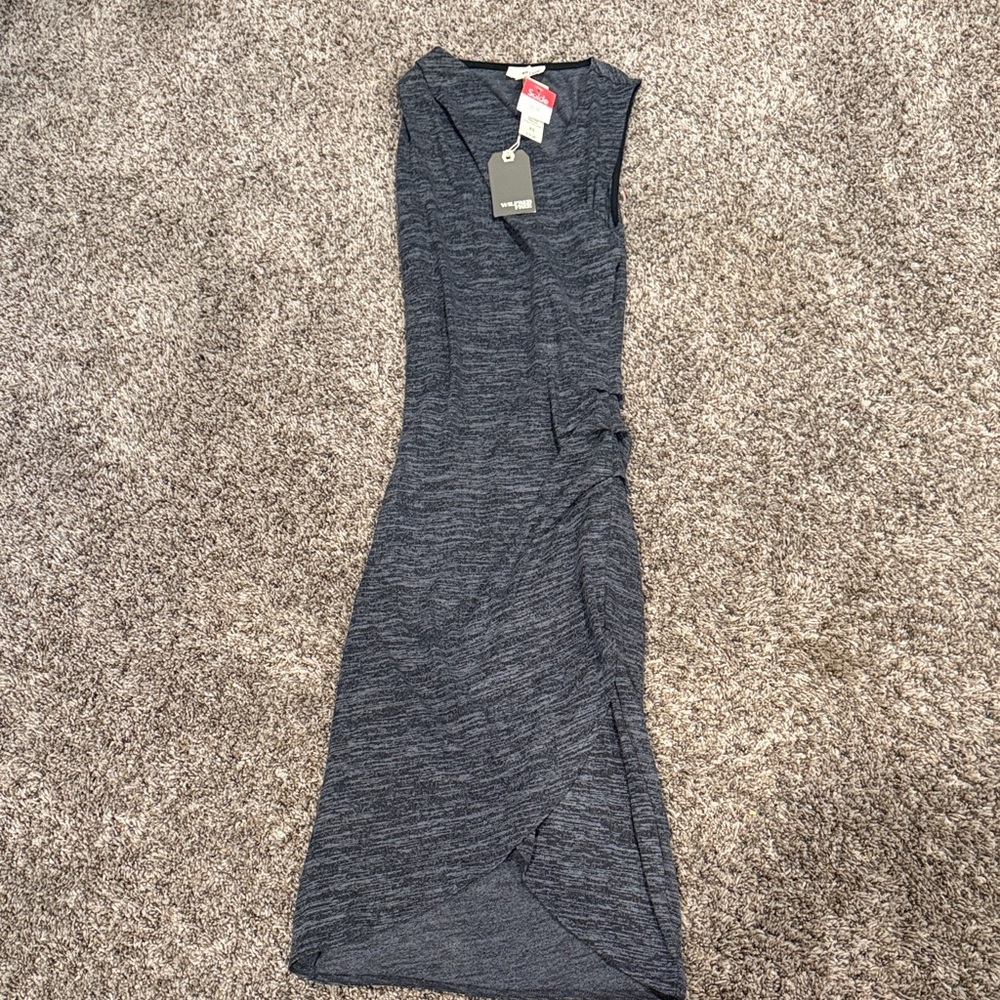 Wilfred Charcoal Midi Dress